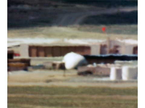 Large Hangars and Fuel Storage/Tonopah Test Range, NV/Distance -18 miles/10:44 am