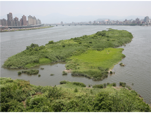 An Empty Terrain in the Danshui River,Taipei