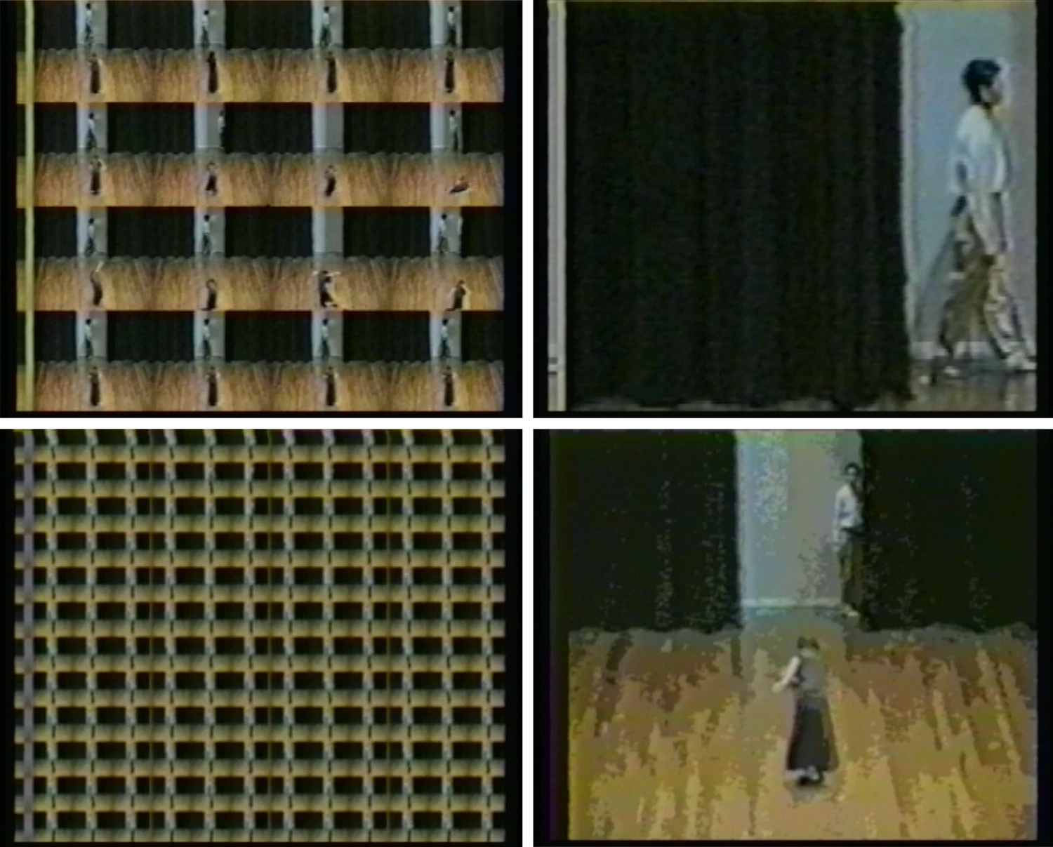《借頭借路 II》，1989，用Betamax（NTSC系統）剪輯的Video 8 （NTSC系統），5分49秒。藝術家提供。香港錄映太奇媒體藝術收藏。-圖片